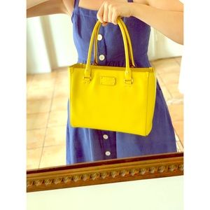 Kate Spade Wellesley Quinn handbag lemon yellow